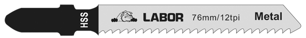 Labor HSS Decoupeerzaagblad Metaal Ref. Nr. T118B (per 5 stuks)