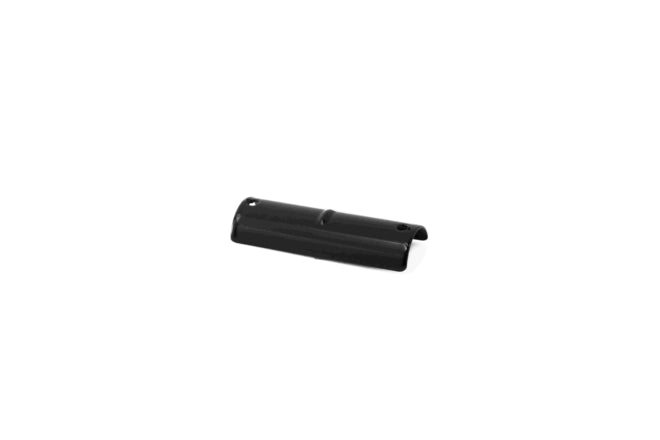 Koppelstuk 26mm aluminium daktrim kraal zwart