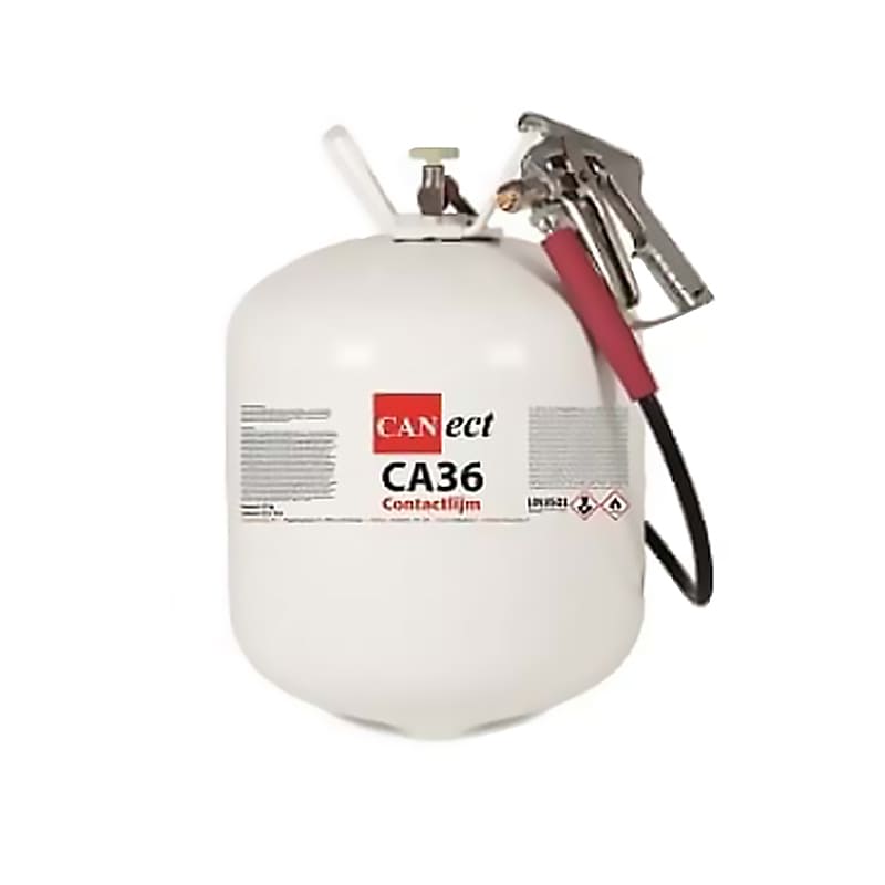 Canect® CA36 Contactlijm – Transparante spraylijm in drukvat (17 kg / 22 liter)