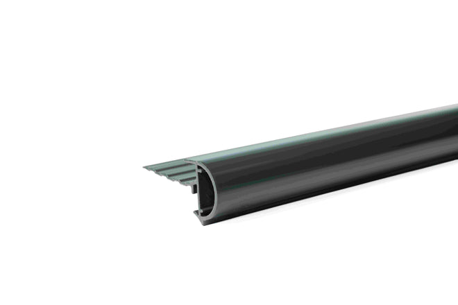 Koppelstuk 26mm aluminium daktrim kraal antraciet (2500mm)