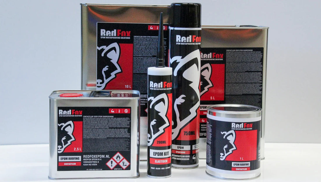Hoeveel EPDM-lijm per m² heb je nodig? Verbruik en berekening