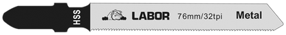 Labor HSS Decoupeerzaagblad Metaal Ref. Nr. T118G