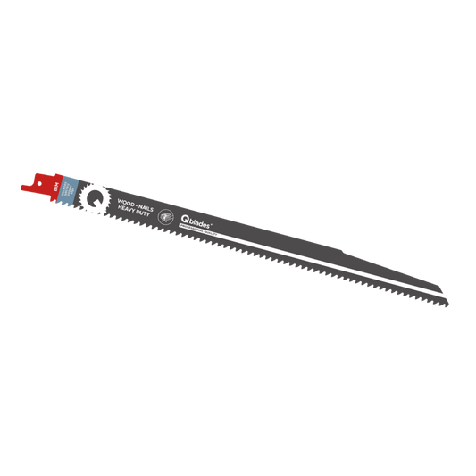 Qblades Reciprozaagblad Hout met spijkers, BIM, 6tpi - 302mm