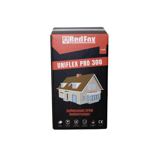 Red Fox EPDM Loodvervanger – loodvrij alternatief voor bladlood - rood
