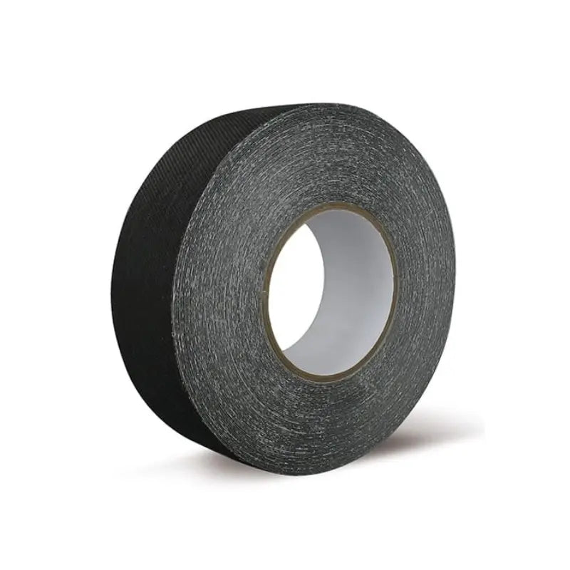 Spinvlies Tape PP/AC Zwart 75mm x 25m