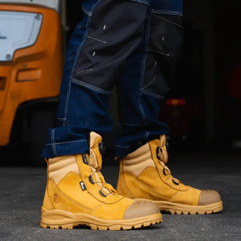 Dr Worker Titan S3 Hoog - Lock - Camel