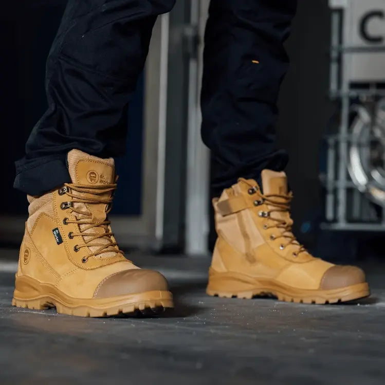Dr Worker Titan S3 Hoog - Met Rits 2.0 - Camel