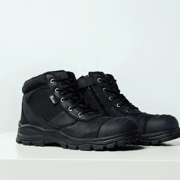 Dr Worker Titan S3 Laag - Met Rits 2.0 - Zwart