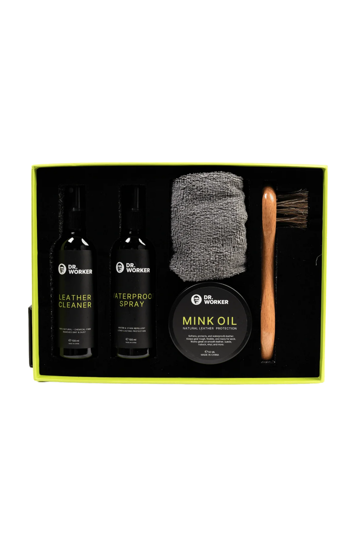 Dr Worker Premium Leather Care - Zwart