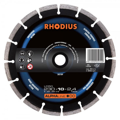 RHODIUS LD50 Diamantschijf