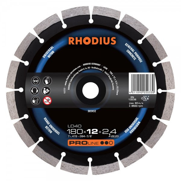 RHODIUS LD40 Diamantschijf