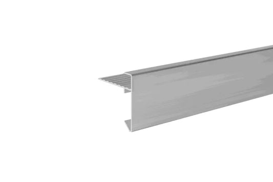 Aluminium daktrim standaard 60 x 60mm (2500mm)